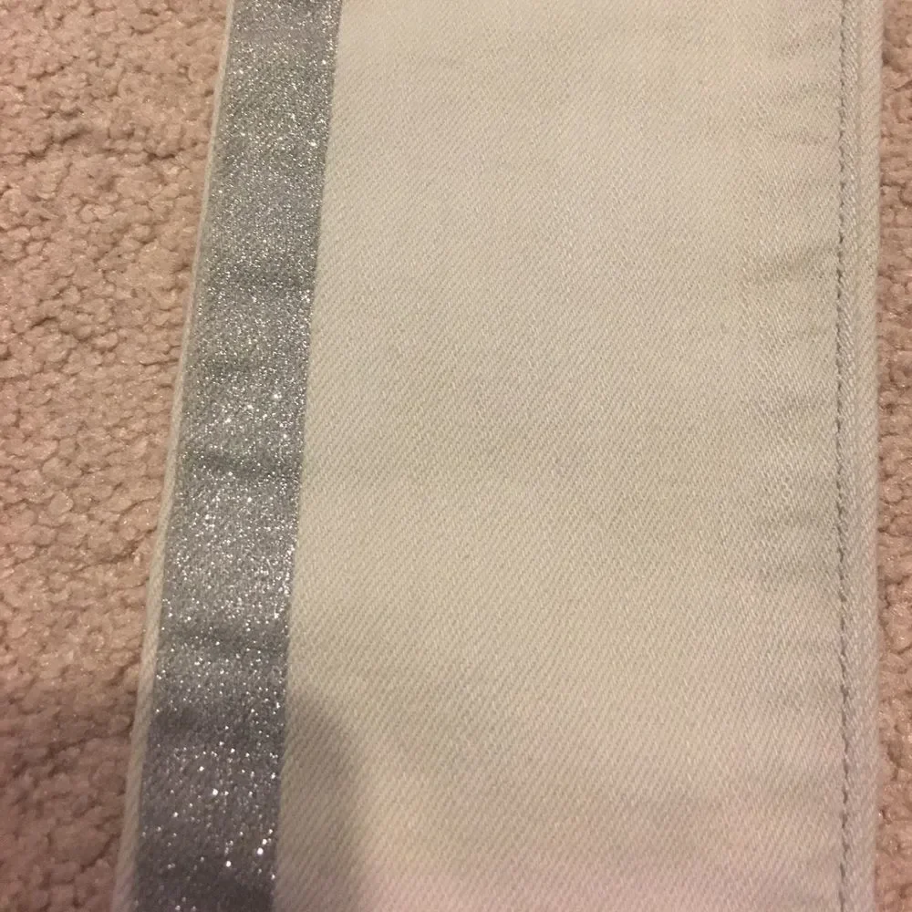 Gap Girls Silver Stripe Jeans - size 3